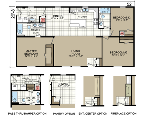 Dutch 2856 15 - Floorplan - TimberLake Homes