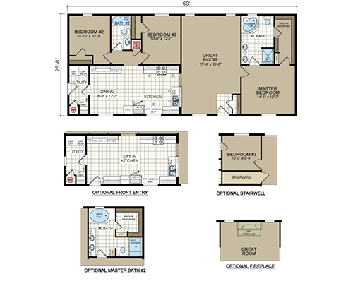 Dutch 2864 25 - Floorplan - TimberLake Homes