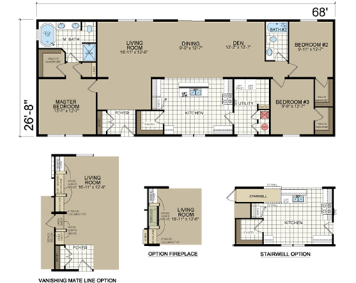 Dutch 2872 23 - Floorplan - TimberLake Homes