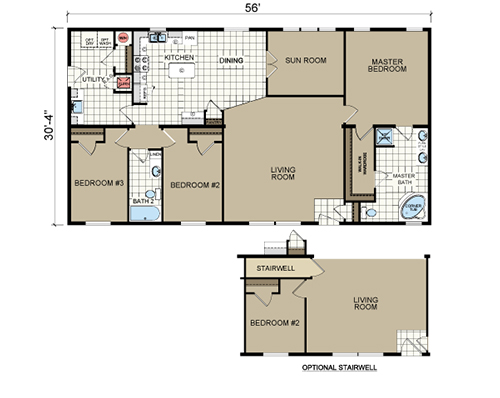 Dutch 3260 03 - Floorplan - TimberLake Homes